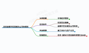 简单普及一下下列能够适用逾期不结算视为认可的情形有